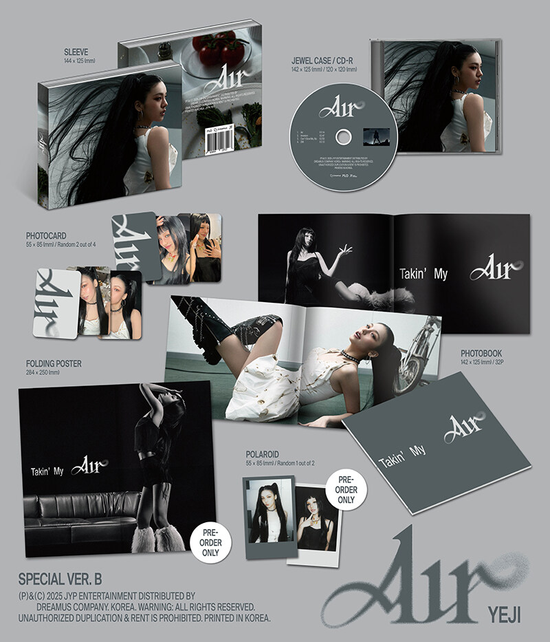 【正規品質保証】 YEJI (ITZY) Hanteo CATCHOPCD VERSION) (SPECIAL Air - タレントカード